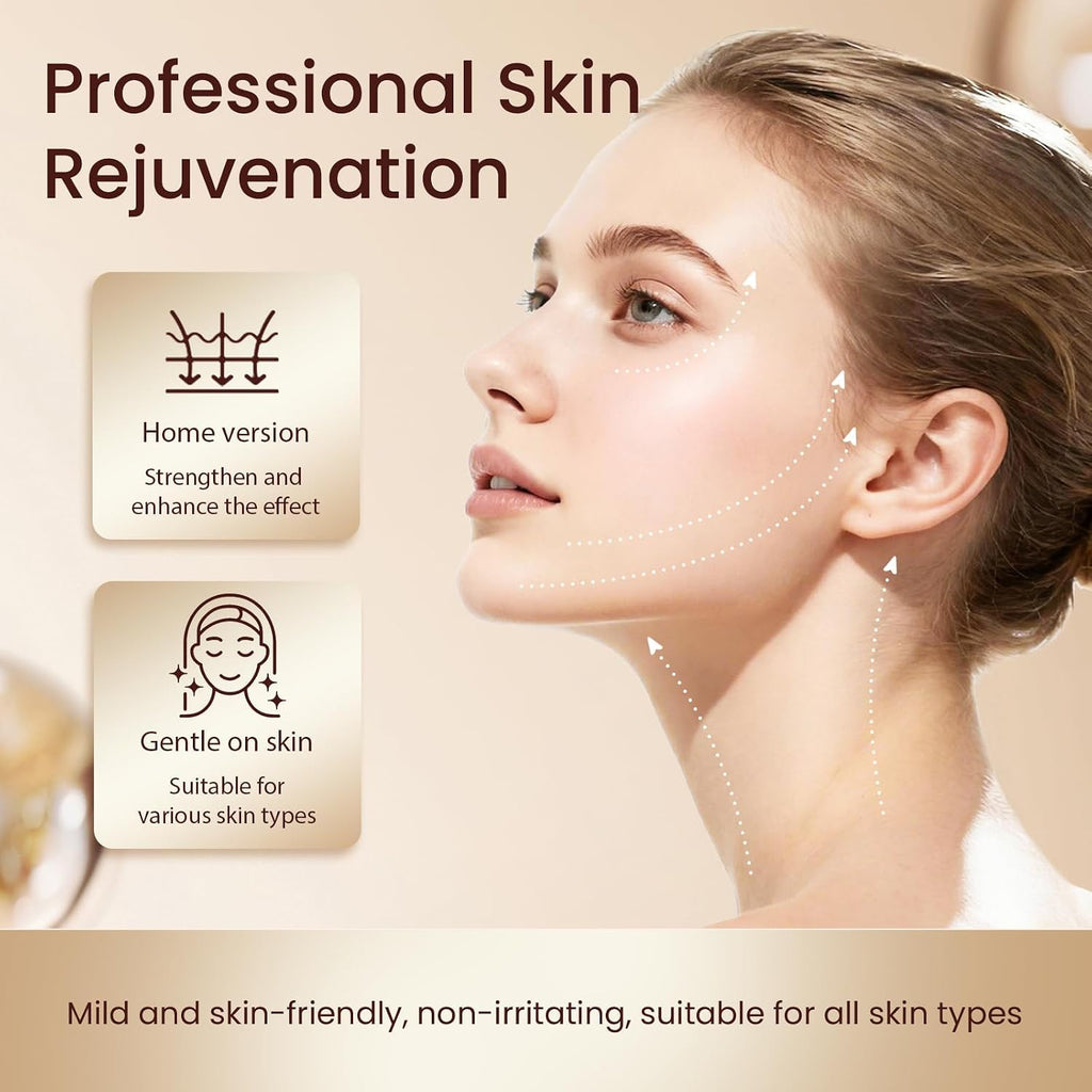 7-Color LED Facial and Neck Massager with 3 Beauty Modes for Lifting and Firming, USB Rechargeable Skin Care Device