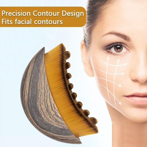 2 Pack Lymphatic Face Brush Jawline Contour Massage Tool