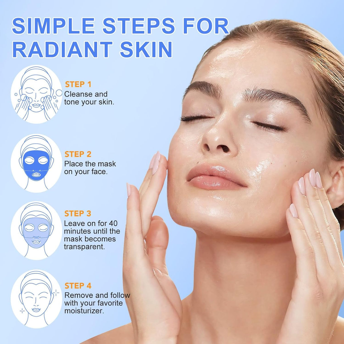 Revitalize Your Skin Overnight with Our Bio Collagen Deep Hydration Face Mask - 6 Pack for Ultimate Moisture and Firmness