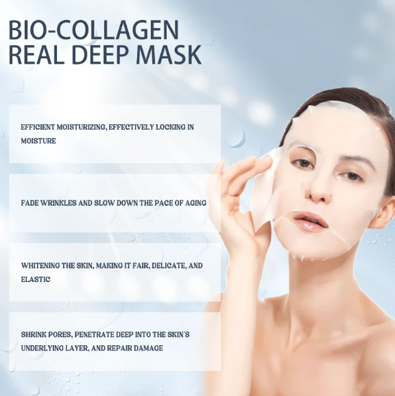 Hydrating Face Mask - Bio Collagen, Deep Healing, Instant Rejuvenation
