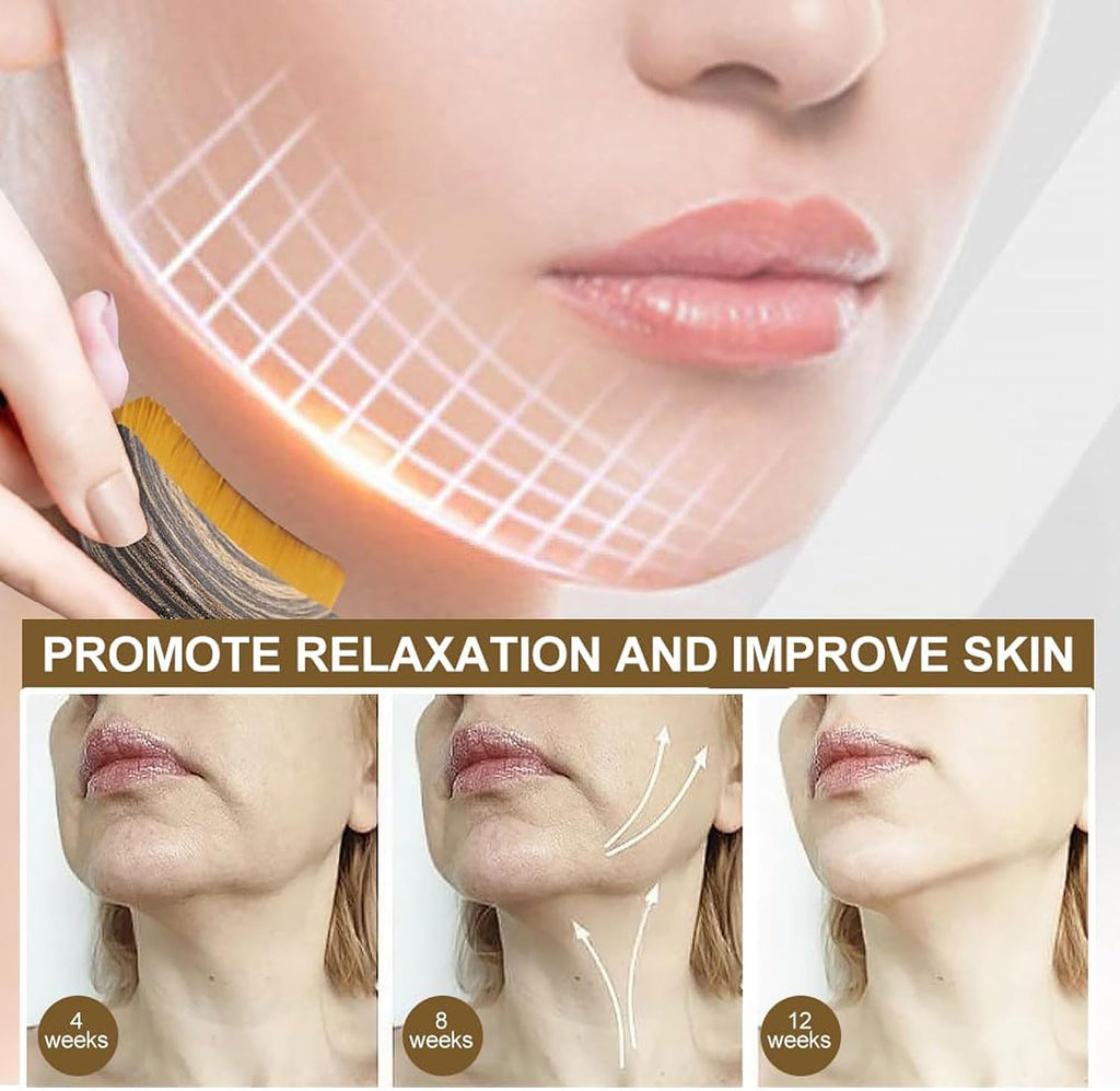 New Lymphatic Contour Face Brush, Dry Brushing Face Brush, Lymphatic Drainage Massager for Face, Chin & Jawline Sculpting, Ergonomically Designed to Fit the Skin Precisely and Relieve Fatigue(2Pcs)
