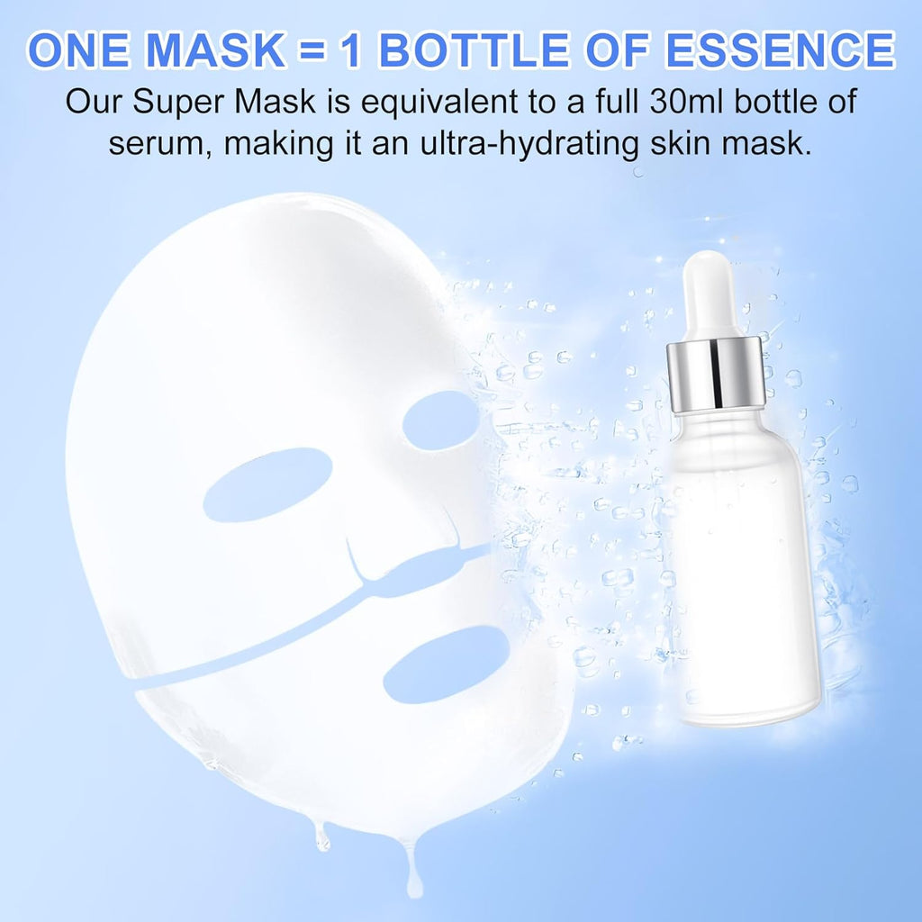 Revitalize Your Skin Overnight with Our Bio Collagen Deep Hydration Face Mask - 6 Pack for Ultimate Moisture and Firmness