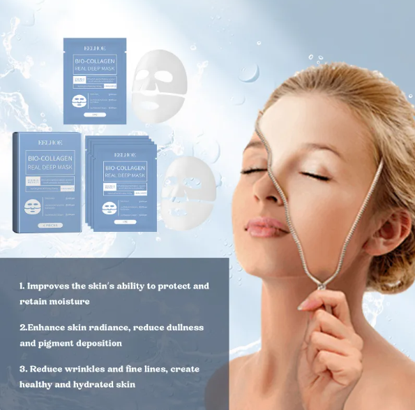 Hydrating Face Mask - Bio Collagen, Deep Healing, Instant Rejuvenation
