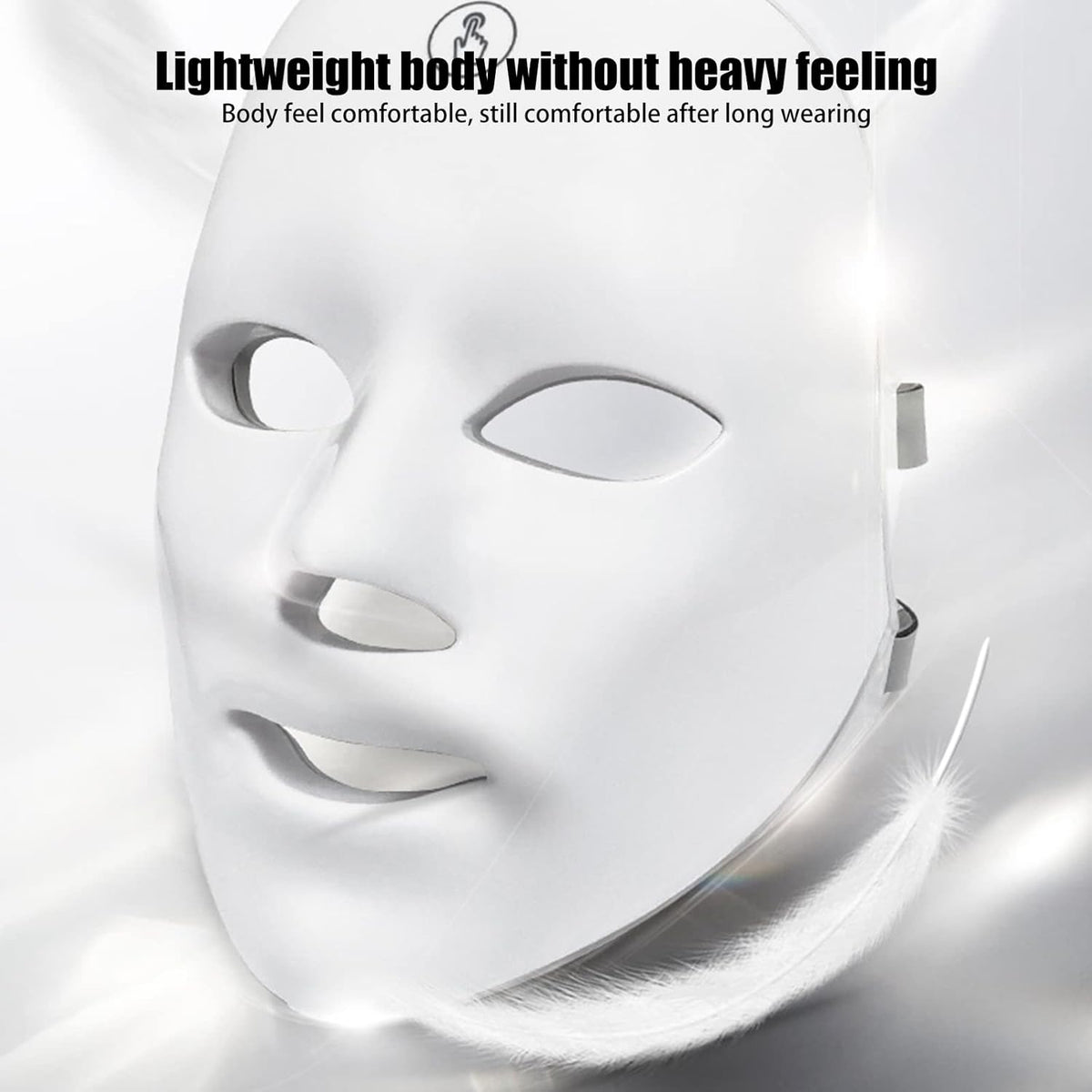 Revitalize Your Skin with the 7-Color USB Charging Photon Mask - Anti-Aging, Hydrating, and Wrinkle-Reducing Beauty Tool